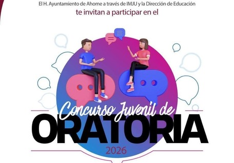 Convocan IMJU y Educación al Concurso Juvenil de Oratoria 2026 en Ahome.