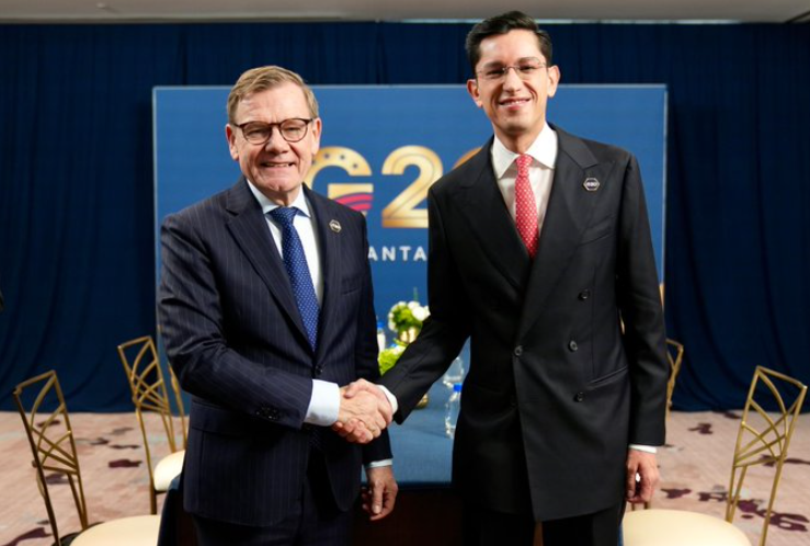 Roberto Velasco llevará mensaje de México al G20 en Atlanta       
